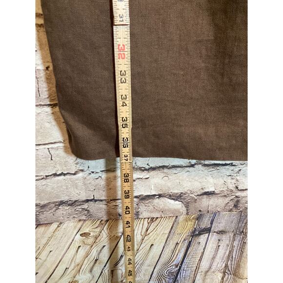 Talbots Brown Mini Dress with White Trim - Picture 11 of 15